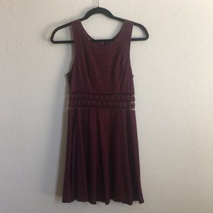 Maroon free people dress